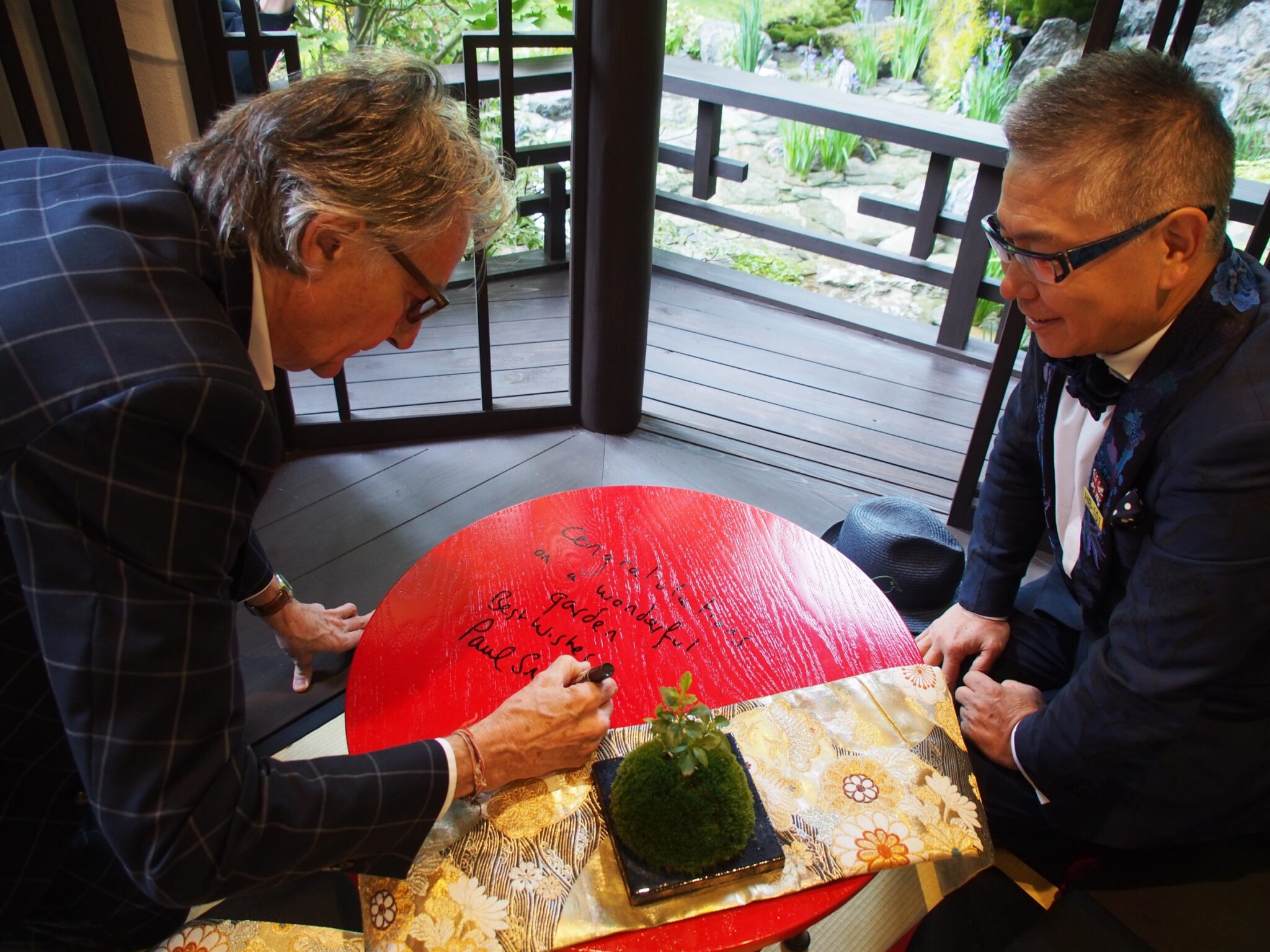 ポールスミスさんとチェルシーフラワーショー 庭園デザイナー石原和幸 ISHIHARA